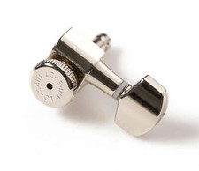 Hipshot Vintage 8.5mm Nickel Non Staggered Enclosed Griplock Tuner Kit
