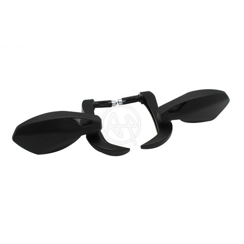 2pc For MV BMW S1000RR Universal 7/8" Motorcycle Handle Bar Side Rearview Mirror - Picture 3 of 9