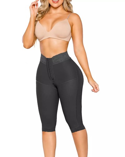 Faja Colombiana Levanta Cola Body Shaper Capri Butt Lifter See Through Underwear - Picture 24 of 25