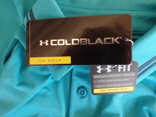 Under Armour Men's "Coldblack" Polo Golf Shirt Size Small. NWT'S. MSRP $69.99 - Picture 4 of 5