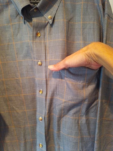 Jos A Bank TRAVELER'S COLLECTION Men's Long Sleeve Shirt XL Lot of 2 Black/Gray - Picture 14 of 21
