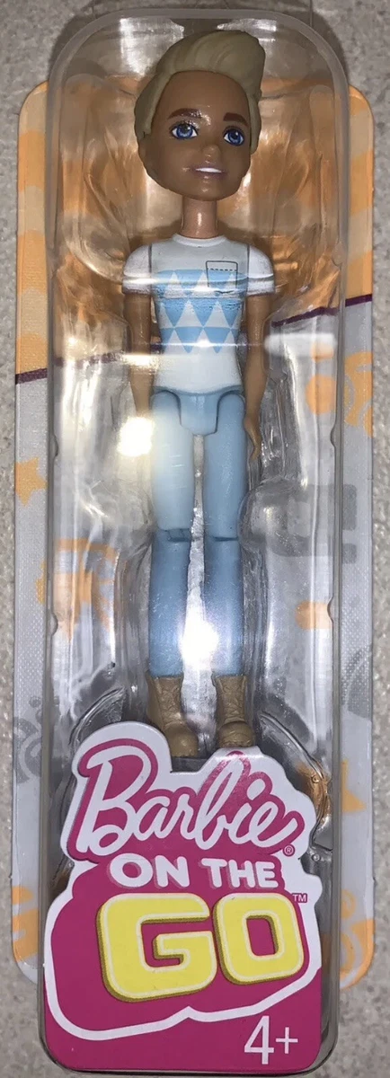 Barbie On The Go Boy Ken 4 Bobblehead Doll New
