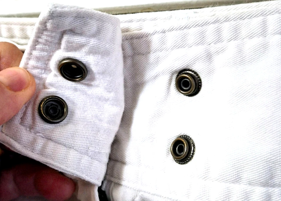 Route 66 Denim Shorts Women's 16 White Mid-Rise Cotton Blend Ships from USA - Image 2 of 4