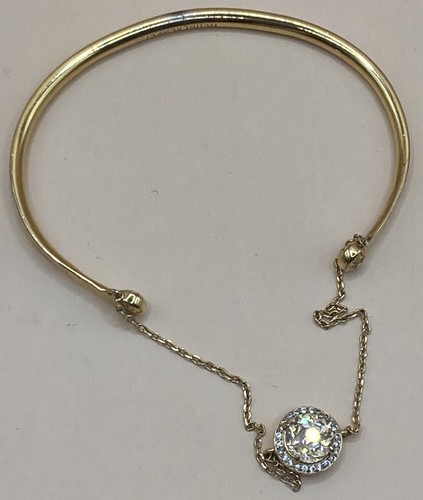 Henry Bendel Gold Double Cuff Bracelet With Gems - Picture 10 of 22