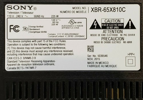 SONY TCON Board XBR-65X810C 656871L-4014EEQAHCG1403 6870C-0562A - Picture 5 of 5