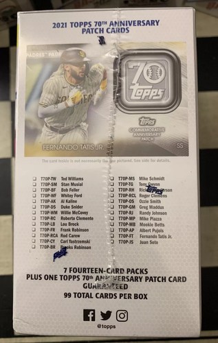 2021 Topps MLB Baseball Series 2 BLASTER BOX  Royal Blue Parallels NEW Sealed - Picture 5 of 9