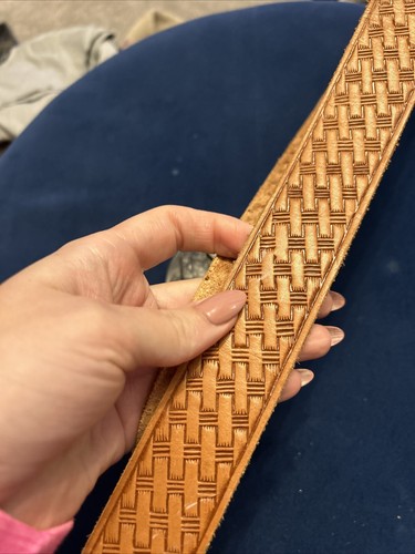 Bergamot Buckle A-900 Deer Stag buckle USA 1990 Size~75x57mm Heavy + New Belt - Picture 3 of 9