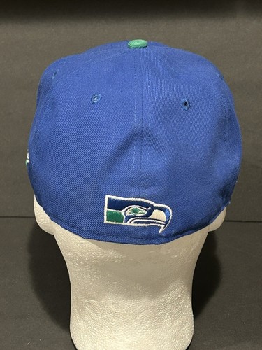 Seattle Seahawks New Era 59Fifty Fly Your Own Flag Vintage Logo Hat Size 7 1/4 - Picture 4 of 9