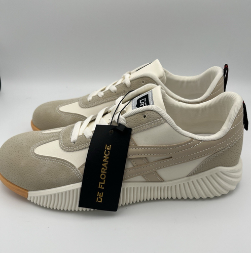 De Florance Sneaker - New With Tags - US Woman's 11 - White & Beige - Picture 4 of 11