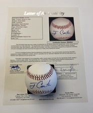 President Jimmy Carter Signed Official MLB Baseball JSA Full Letter COA