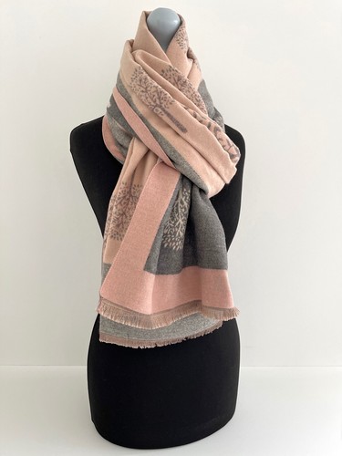 Ladies Mulberry Tree of Life Cashmere Scarf Women Long Winter Blanket Shawl Wrap - Picture 72 of 169