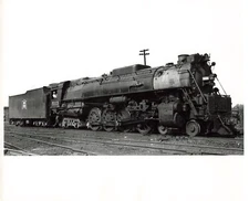Rock Island 5113 Train Photo 4-8-4 Northern Steam Locomotive Railroad 1952 P105a