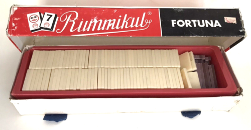 Vintage RUMMIKUB Game Set MADE ISRAEL 99 TILES Orig Box Incomplete NO INSTRUCT - Picture 3 of 19