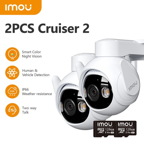Imou Überwachungskamera Aussen 360° PTZ WLAN IP Kamera Fahrzeugerkennung - Bild 17 von 17