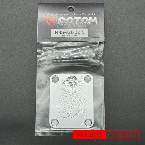 GOTOH NBS-Art-02 Hals Gelenkplatte japanische Kunstsammlung Serie Ukiyoe Chrom - Bild 5 von 10