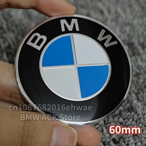 4PCS 56mm 60mm 65mm 70mm for BMW Car Wheel Hub Center Cap Aluminum Sticker - Picture 4 of 18