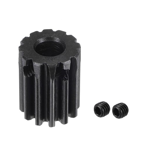 6,35mm Blende 12T Modul 1 15 # Stahl Spur Differential Ritzel Motor Getriebe