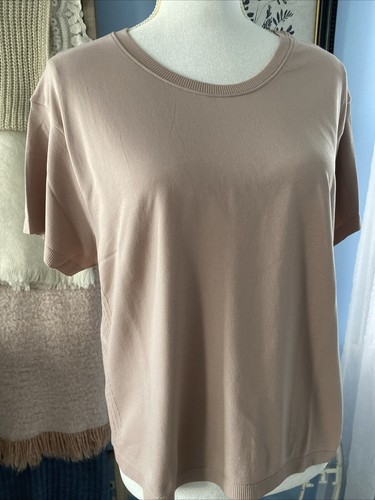 Women's Ryka Shirt Active Wear Crop Top Short Sleeve Crew Pink Extra Large XL - Picture 3 of 7