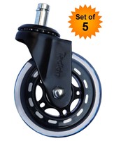Office Chair Wheels Replacement Set Of 5. Strongest Heavy Duty Office Chair C... on sale Office Chair Wheels Replacement Set Of 5. Strongest Heavy Duty Office Chair C... on sale