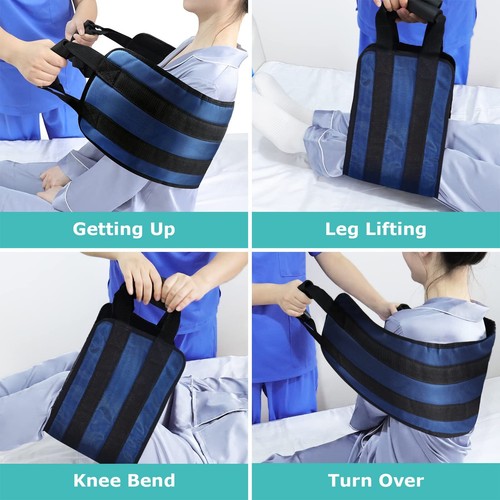 32 inch Padded Bed Transfer Nursing Sling for Patient Elderly Safety Lifting Aid - Picture 5 of 6