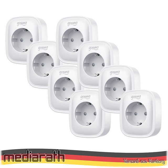 8X Gosund SP1 16A 3680W WIFI Stecker Verbrauchsmessung Tasmota 12 opt calibrated 8X Gosund SP1 16A 3680W WIFI Stecker Verbrauchsmessung Tasmota 12 opt calibrated