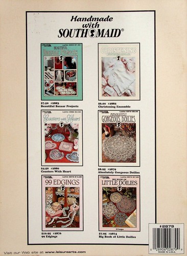 Doilies Absolutely Gorgeous Crochet Patterns By Leisure Arts - Picture 4 of 4