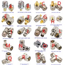 1Pc UHF SO239 PL259 Connector To SMA BNC Male Female Adapter Coaxial Plug Jack