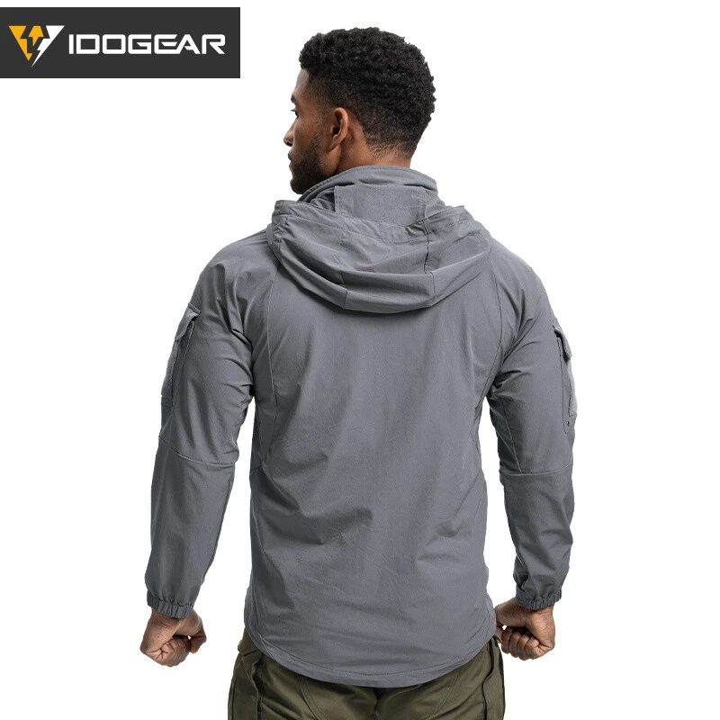 IDOGEAR Tactical Mens Jacket Mens Hoodies Gen2 L5 Soft Water-resistant Windproof - Image 2 of 4