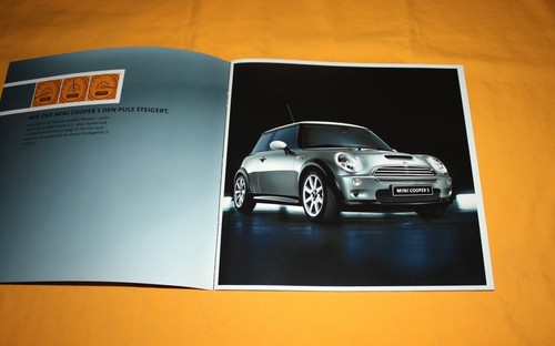 Mini Cooper S 2001 Prospekt Brochure Prospetto Depliant Catalog Catalogo BMW - Bild 2 von 3
