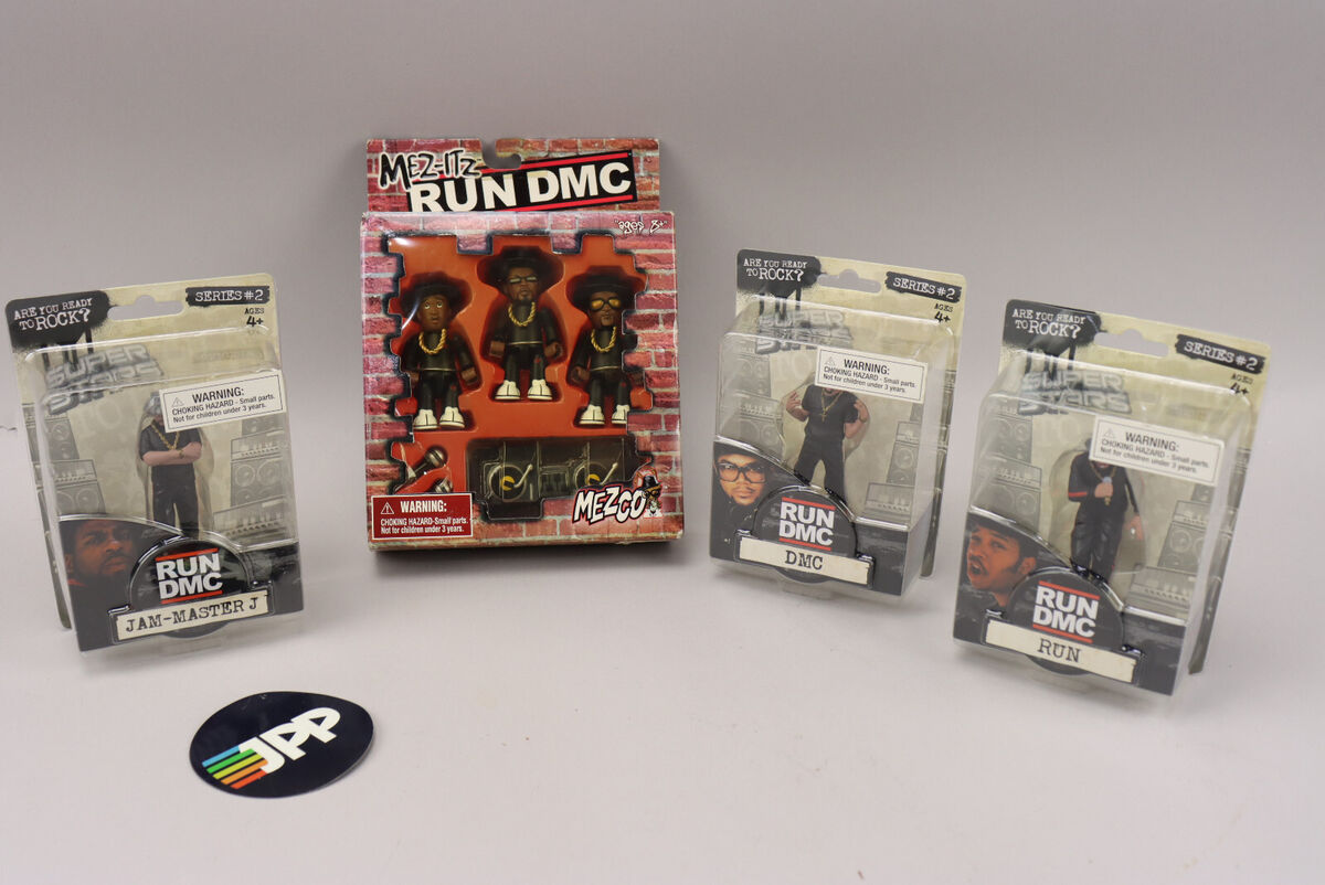 Run DMC Figure Lot - New MOC 2002 Mezco & Super Stars - Jam Run DMC Figure Lot - New MOC 2002 Mezco & Super Stars - Jam