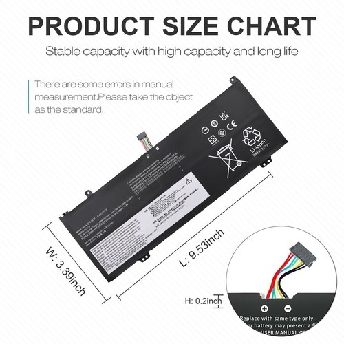 L18C4PF0 Battery For Lenovo ThinkBook 13s-IWL 13s-IML 14s-IWL L18M4PF0 L18D4PF0 - Picture 7 of 10