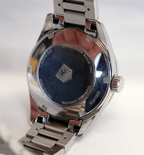 💥Orologio al Quarzo Tag Heuer Carrera QUADRANTE MOP WAR1311-0 Unisex 32mm Acciaio Inox 💥 - Foto 8 di 9