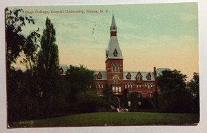 SAGE-COLLEGE-CORNELL-UNIVERSITY-ITHACA-NEW-YORK-POST-CARD-1913-903a