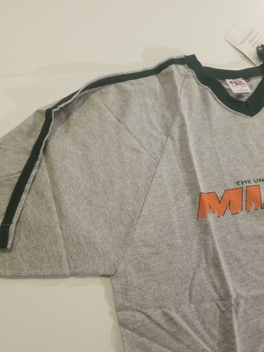 vintage university of miami T Shirt 2000 Nos Salesman sample Size Large Rare - Picture 7 of 12