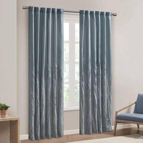 Madison Park Rod Pocket Curtains for Living Room, 1 Panel Pack 50x84 50x95 - Picture 28 of 56