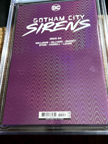 GOTHAM CITY SIRENS #1-4 Juego Completo Guillem Variante Prismática Cubierta CGC 9.8 - Imagen 19 de 19