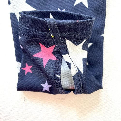 Camisa Atlética Lands’ End Niñas’ Mediana 10-12 Capa Base Azul Marino Estrellas Manga Larga - Imagen 4 de 12