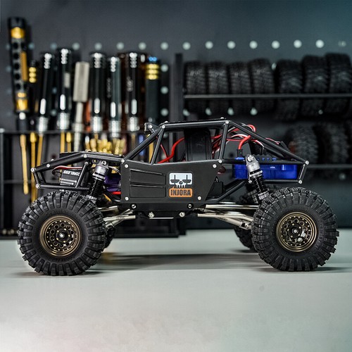 INJORA Rock Nylon Buggy Body Shell Chassis for 1/18 Traxxas TRX4M Upgrades - Picture 21 of 62