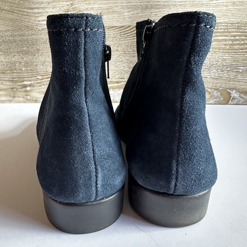 Aerosoles Womens Duble Trouble 2 Navy Ankle Boots Size 8 NIB Memory Foam - Picture 5 of 8