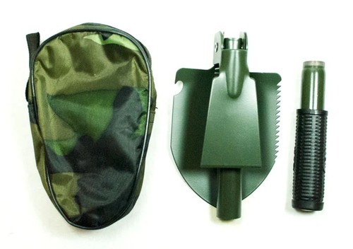 Ultra Mini Folding Pick Shovel Saw MultiFunction Portable Fishing Camping Hiking - Picture 8 of 23