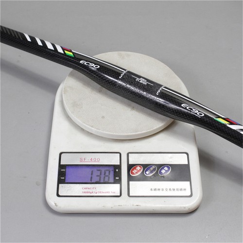Rower Włókno węglowe Carbon MTB Kierownica 31,8 długości 600-720 Kierownica Flat rise bar - Zdjęcie 4 z 11