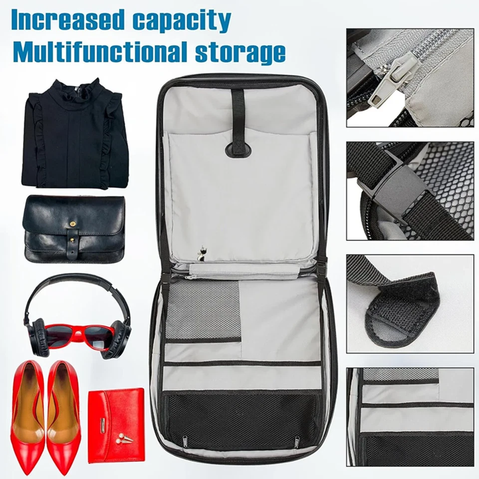 Kids Ride On Suitcase Trolley Carry On Luggage Baby Sitting On Trolley Tavel Bag - image 3 of 4