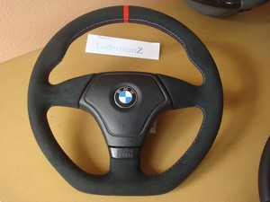 BMW 3 5 8 E31 E36 E34 Z3 Thick soft custom Alcantara Steering wheel
