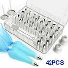 42pcs Cake Decorating Kit Icing Piping Nozzles Pastry Tips Cake Sugarcraft Tool