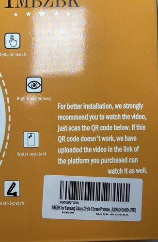 IMBZBK 9 in 1 Samsung Galaxy Z Fold 6 Screen Protector, 3 Pack - Picture 5 of 5