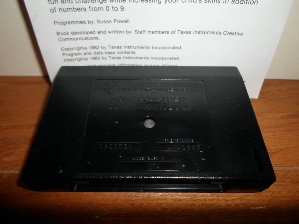 Tested ! Alien Addition Texas Instruments TI/99/4A Computer w/ Reprinted Manual - Image 4 of 4