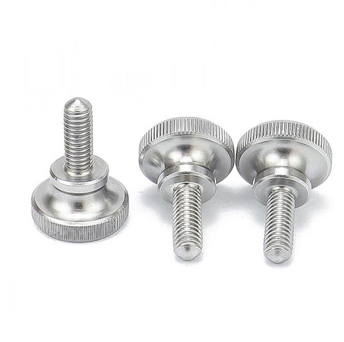 Edelstahl gerändelte Daumenschraube hoher Typ Handgriff Knauf Bolzen M3 M4 M5 M6 M8 - Bild 2 von 6