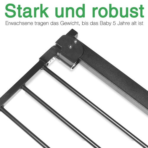 Baby Treppenschutzgitter Treppen Türschutzgitter Ohne Bohren Auto Close 75-115cm - Bild 6 von 20