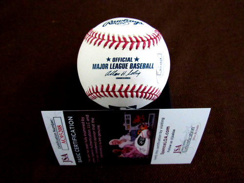 ROLLIE FINGERS HOF 92 OAKLAND A'S PADRES BREWERS SIGNED AUTO OML BASEBALL JSA - Picture 3 of 3