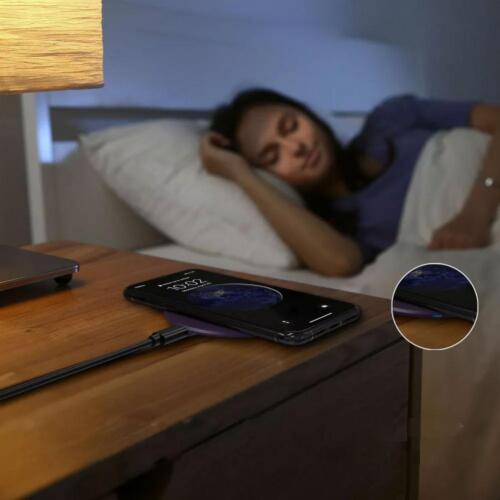 PURPLE 15W WIRELESS CHARGER FAST CHARGE CHARGING PAD SLIM QUICK for PHONES - Picture 6 of 6